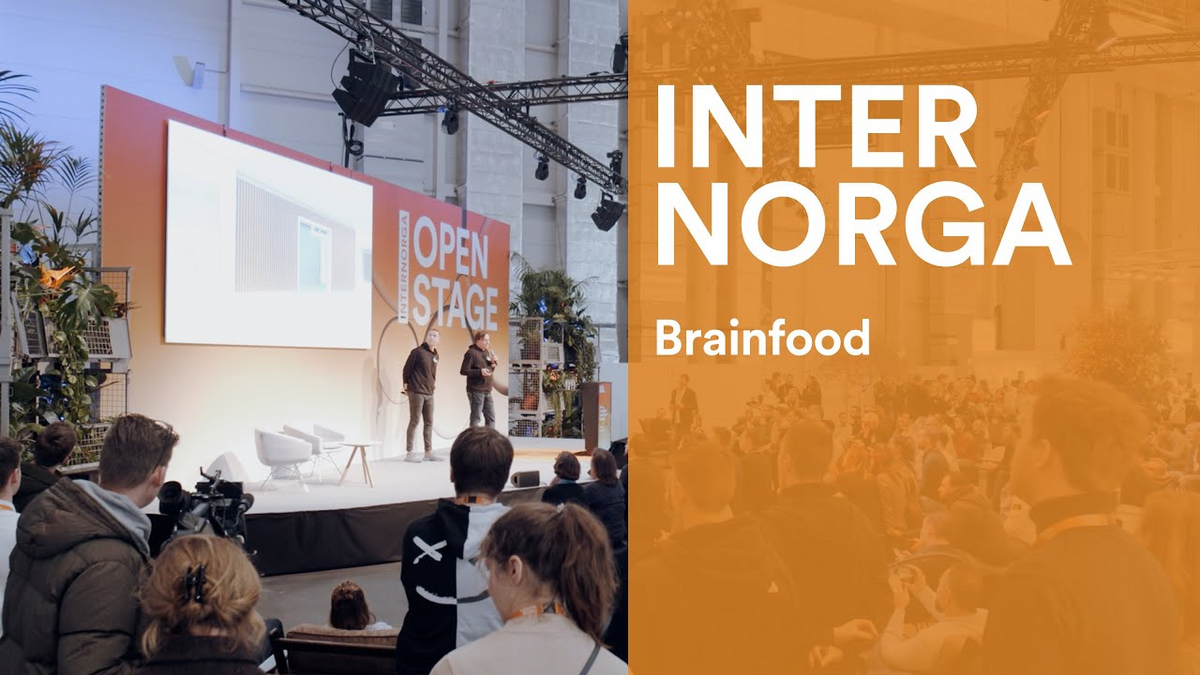 Brainfood at the International Foodservice Forum and the Open Stage at INTERNORGA Brainfood at the International Foodservice Forum and the Open Stage at INTERNORGA