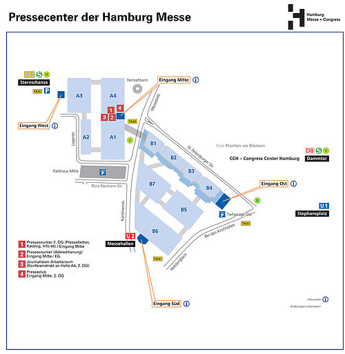 Hamburg Messe Pressecenter