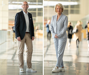 Portraitfoto: Matthias Balz (l.) Claudia Johannsen (r.) 