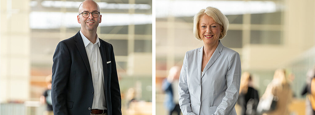 Portraitfoto: Matthias Balz (l.) Claudia Johannsen (r.) 