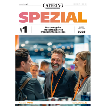 Titelseite des Magazins Catering Spezial