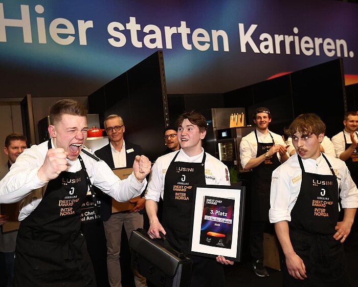 Sieger der Next Chef Award.