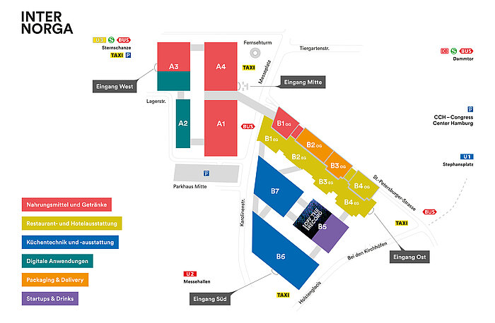 INTERNORGA 2026 Geländeplan